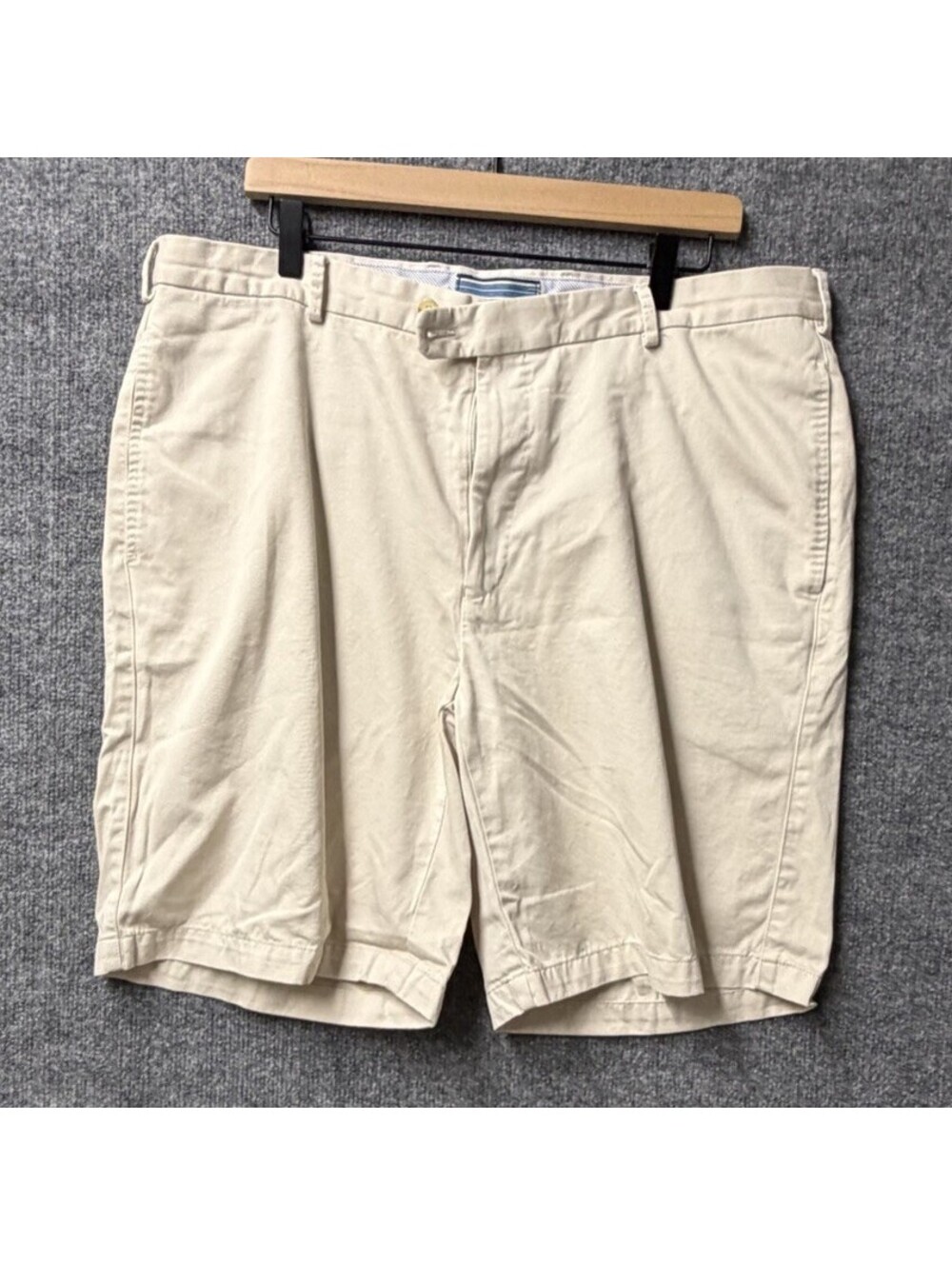 Peter Millar Winston Pima Cotton Khaki Chino Golf Shorts Men’s 38 Made Peru
